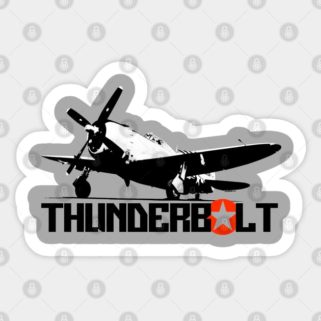 P47 Thunderbolt Sticker by Siegeworks